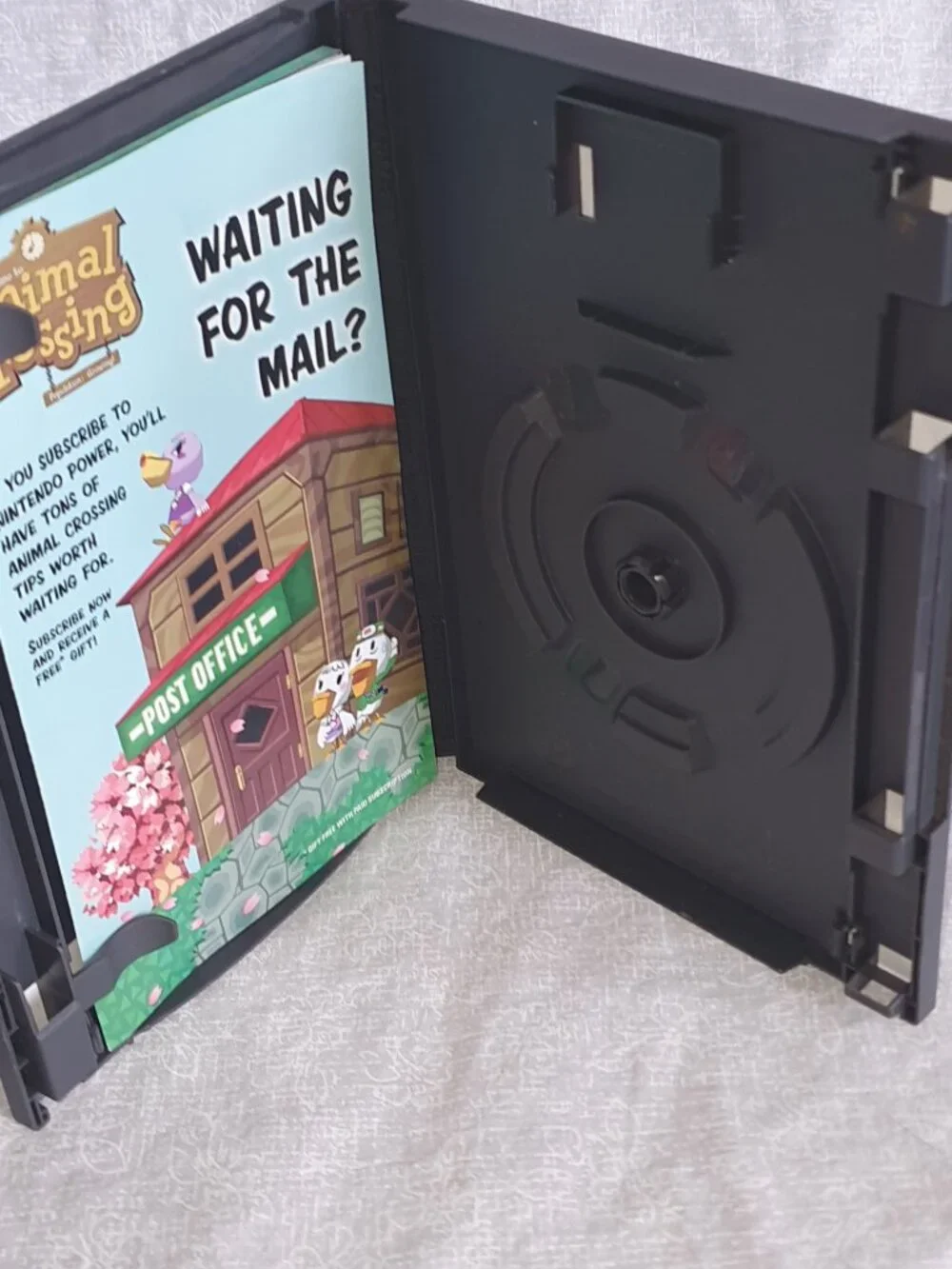 Animal Crossing GameCube OEM Case + Manual + Memory Card Case Only No Game Disc